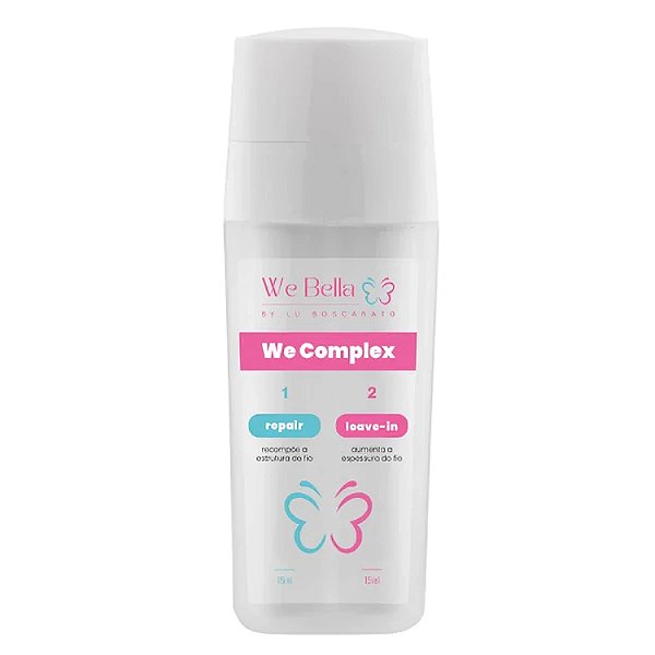 Kit We Complex Passo 1 Repair e Passo 2 Leave-in We Bella 30g