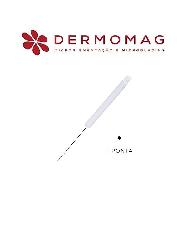 AGULHA DERMOMAG JR ROSCA 1 PONTA