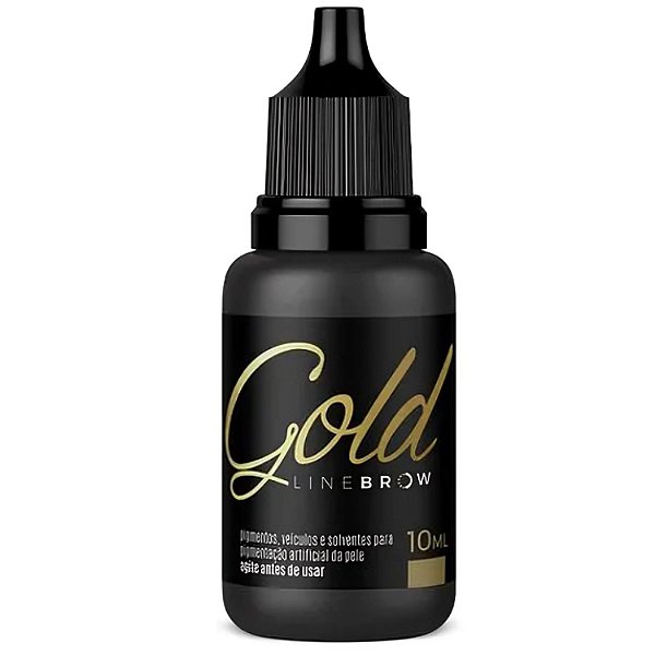 Mag Color Pigmentos Gold Line Brow Preto - 5 ml