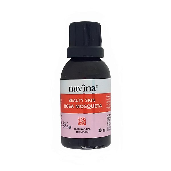 ÓLEO NATURAL DE ROSA MOSQUETA 100% PURO 30ML - NAVINA