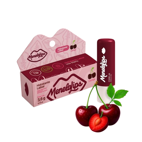 Hidratante Labial de Cereja MenelaLips
