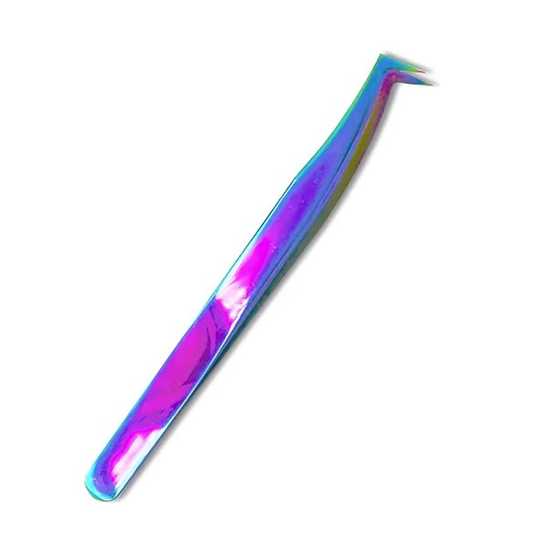 Pinça Curvada furta cor para Extensão de Cílios - Fada Color