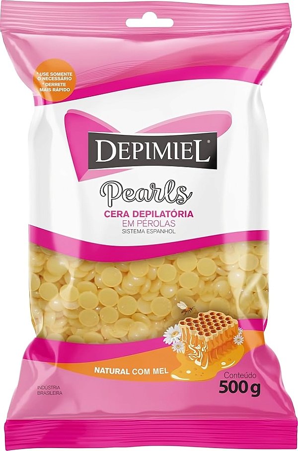 Cera Depimiel em Pérolas Natural Mel 500g