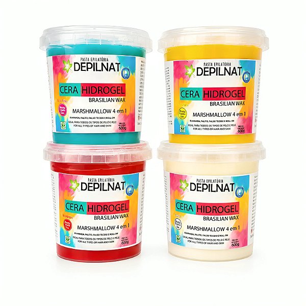Cera Depilatória de Hidrogel Depilnat 600g
