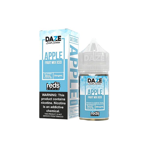 Apple Fruit Mix Iced - Reds Series - 7 Daze - Nic Salt - 30ml