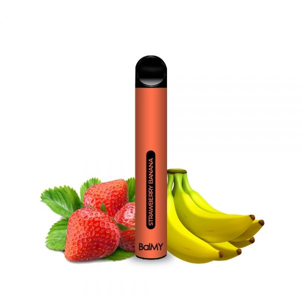 Strawberry Banana - Pod Descartável - BalMY - 600 Puff