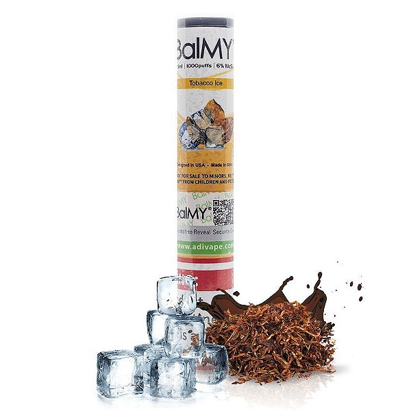 Tobacco Ice - Pod Descartável - BalMY - 1000 Puff