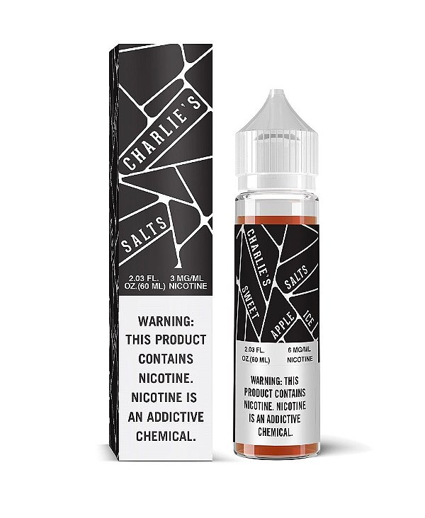 Black - Charlie's Series - Charlie's Chalk Dust - Nic Salt - 60ml