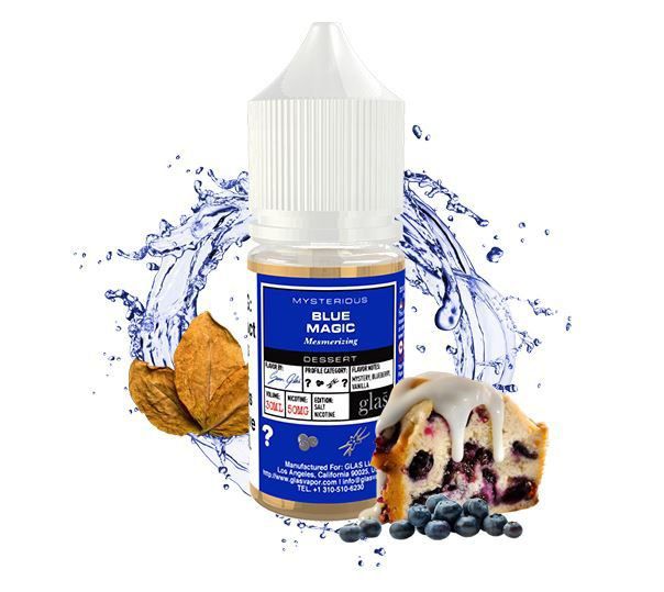 Líquido Nicotine Salt - GLAS BSX Salt - Blue Magic - 30ml