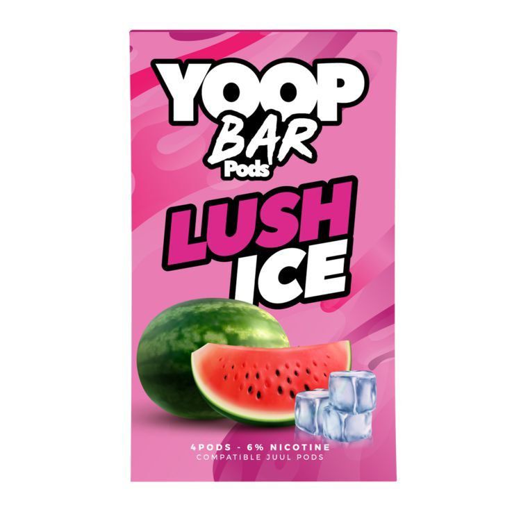 Pod Refil Yoop - 4 refil - Lush Ice - 5%