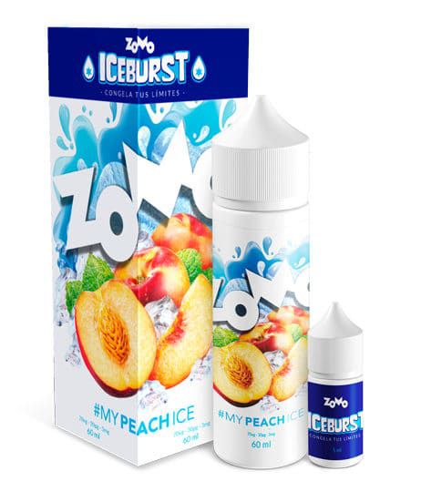 My Peach Ice - Iceburst - Zomo Vape - Free Base - 30ml