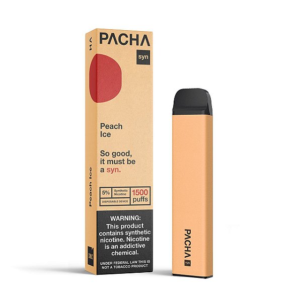Peach Ice - Pachamama Series - Charlie's Chalk Dust - Pod Descartável - 1500 Puffs