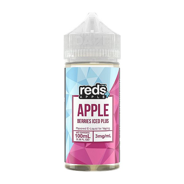 Apple Berries Iced Plus - Reds Series - 7 Daze - Free Base - 100ml