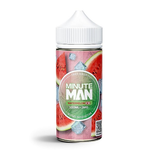 Watermelon Ice - Fruit Series - Minute Man Vape - Free Base - 100ml