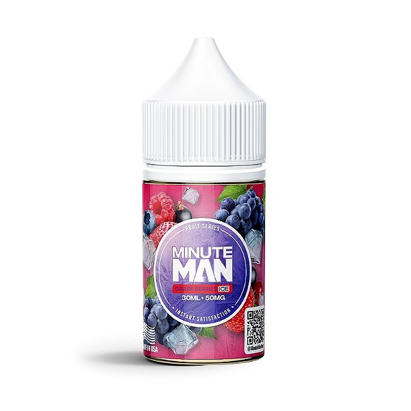 Grape Berries Ice - Fruit Series - Minute Man Vape - Nic Salt - 30ml