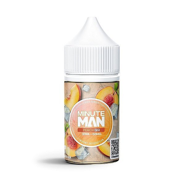 Peach Ice - Fruit Series - Minute Man Vape - Nic Salt - 30ml