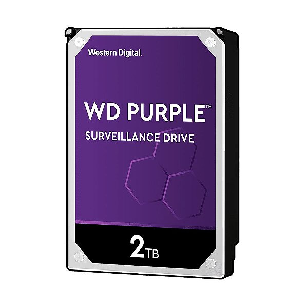 Disco Rígido WD Purple 2TB Para CFTV - WD20PURZ