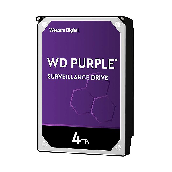 Disco Rígido WD Purple 4TB Para CFTV - WD40PURZ