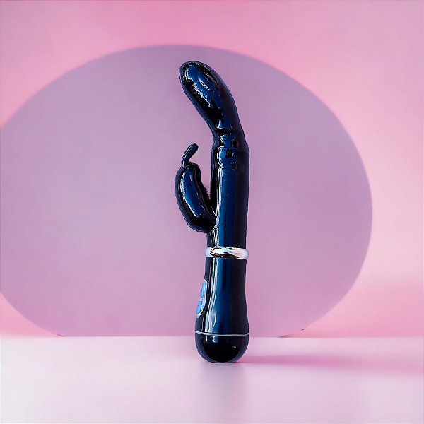 Vibrador Rabbit 12 Vibrações Silicone Recarregável USB