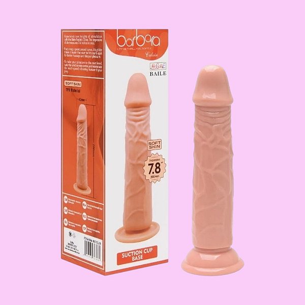 Dildo com Ventosa 20 x 4,2 cm