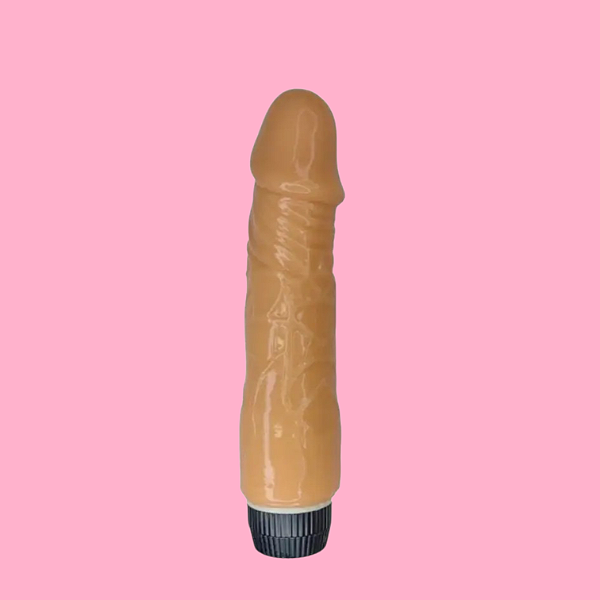 Dildo 19 x 3,5 cm com Vibrador Recarregável