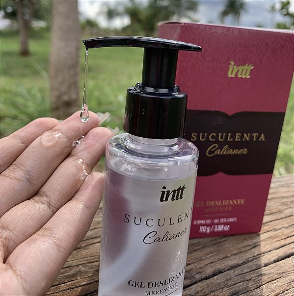 Suculenta Gel Deslizante Lubricante Intt Sabor Merengue 110g - Efeito Glide