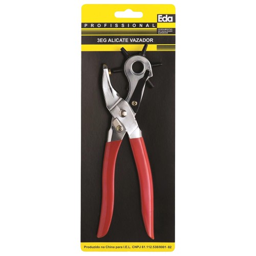 Alicate Vazador com 6 Furos para Couro 3EG Eda