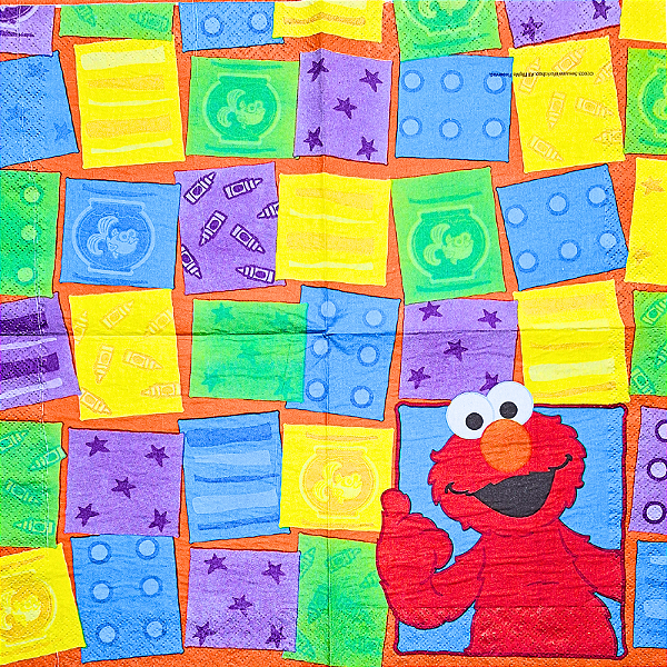 Guardanapo para Decoupage 33x33 Elmo