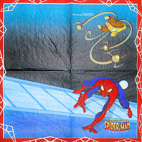 Guardanapo para Decoupage 33x33 Homem Aranha