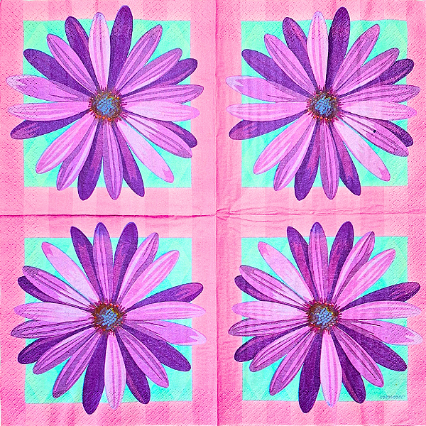 Guardanapo para Decoupage 33x33 Flor