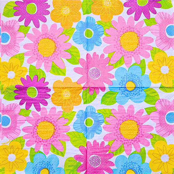 Guardanapo para Decoupage 33x33 Flores