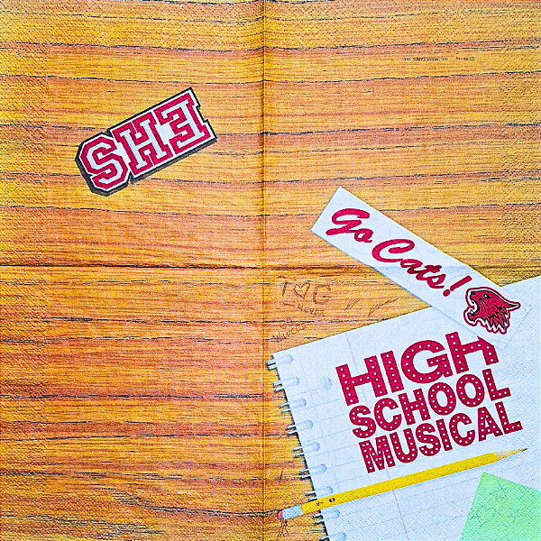 Guardanapo para Decoupage 33x33 High School Musical
