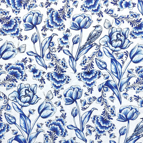 Guardanapo para Decoupage 33x33 Natureza Holandesa