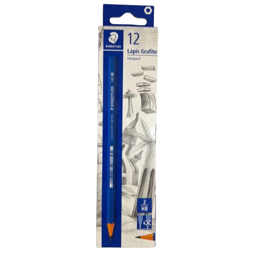 Lápis Preto HB Hexagonal 12 Unidades Staedtler
