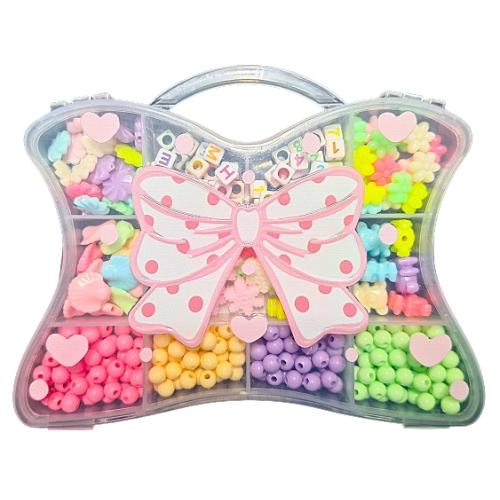 Kit de Miçangas para Pulseira e Colar com Case Diversos Modelos