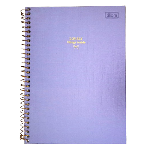 Caderno Capa Dura Metalizado 80 Folhas West Village Tilibra
