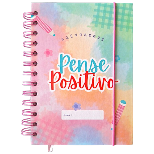 Agenda 2025 180mm x 130mm 168 Folhas Diversos Modelos