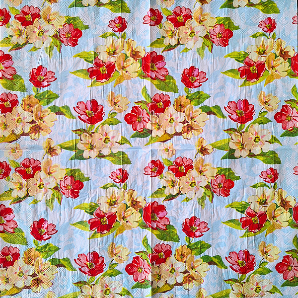 Guardanapo para Decoupage 33x33 Arranjo de Flores