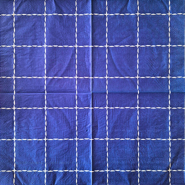 Guardanapo para Decoupage 33x33 Índigo Bordado