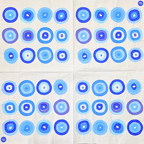 Guardanapo para Decoupage 33x33 Olho Grego