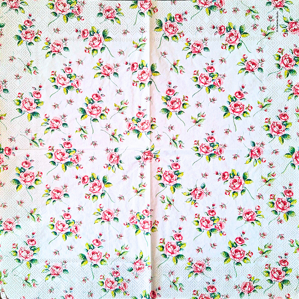 Guardanapo para Decoupage 33x33 Rosas Holandesas