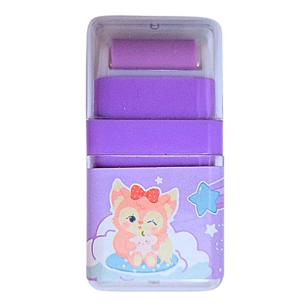 Borracha com Coletor de Resíduos Kawaii Modelo 2