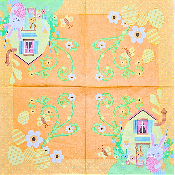 Guardanapo para Decoupage 33x33 Páscoa Modelo 3