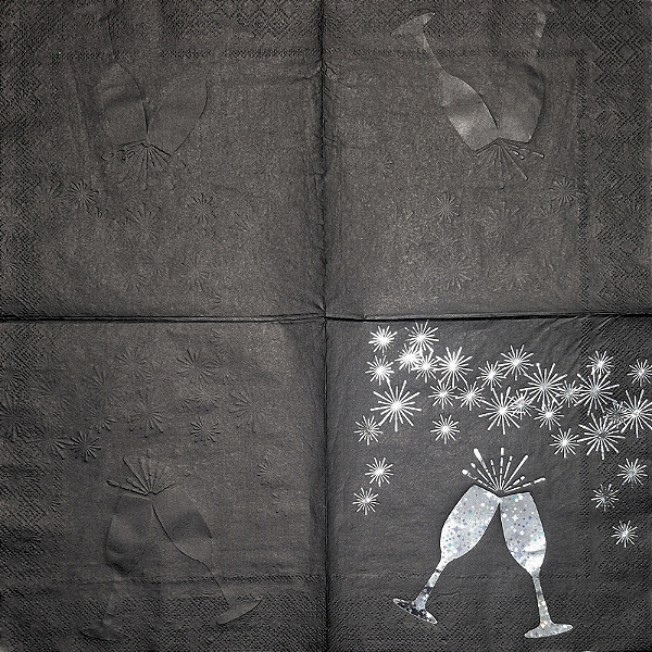 Guardanapo para Decoupage 33x33 Silver Dream