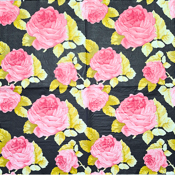 Guardanapo para Decoupage 33x33 Rosas Clássicas