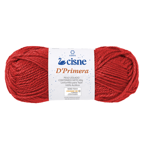Novelo de Lã para Tricô Crochê 40g 84m Cisne D'Primera Cor 330 Coats