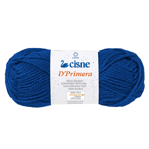 Novelo de Lã para Tricô Crochê 40g 84m Cisne D'Primera Cor 143 Coats