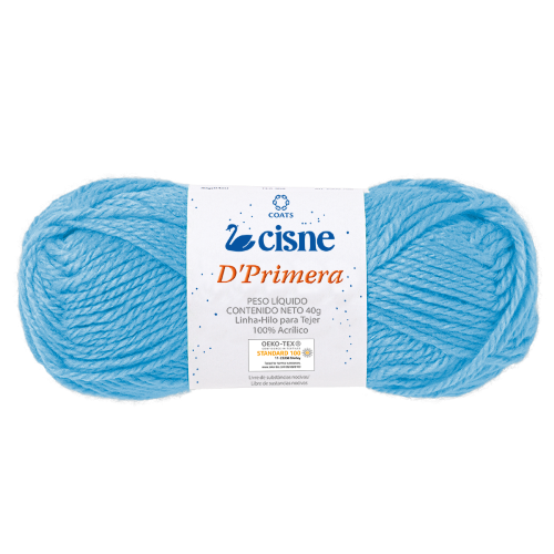 Novelo de Lã para Tricô Crochê 40g 84m Cisne D'Primera Cor 628 Coats