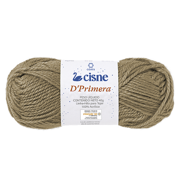 Novelo de Lã para Tricô Crochê 40g 84m Cisne D'Primera Cor 804 Coats