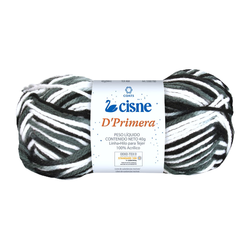 Novelo de Lã Tricô Crochê 40g 84m Cisne D'Primera Multicolor 104 Coats